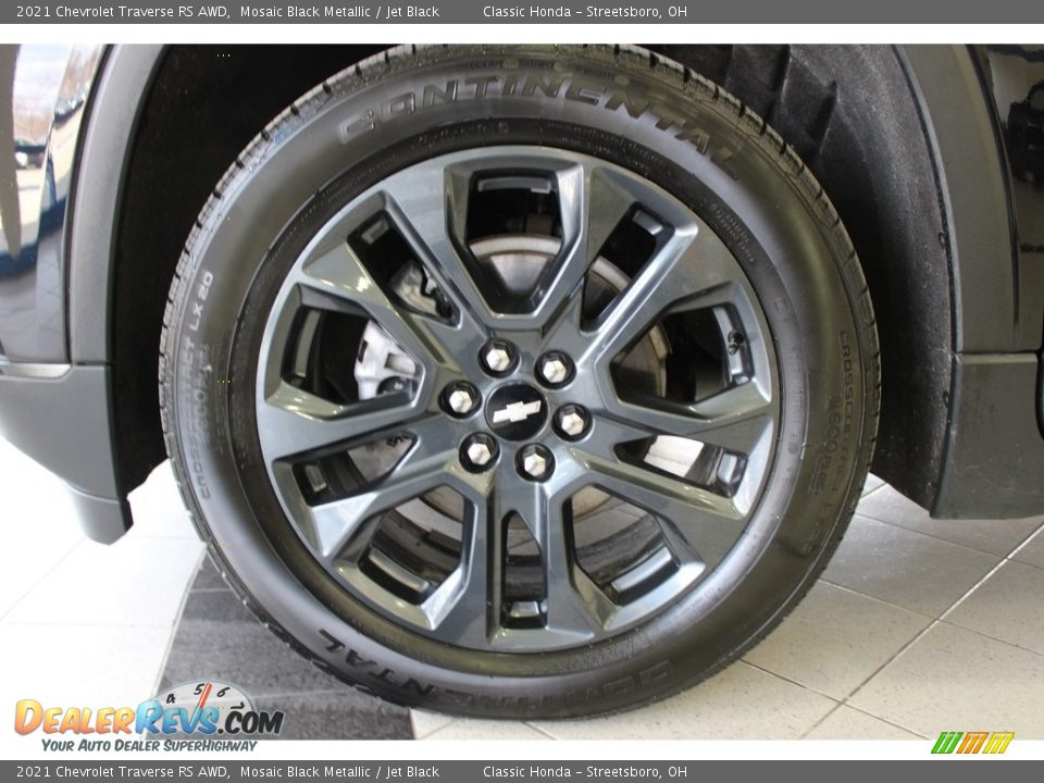 2021 Chevrolet Traverse RS AWD Mosaic Black Metallic / Jet Black Photo #16