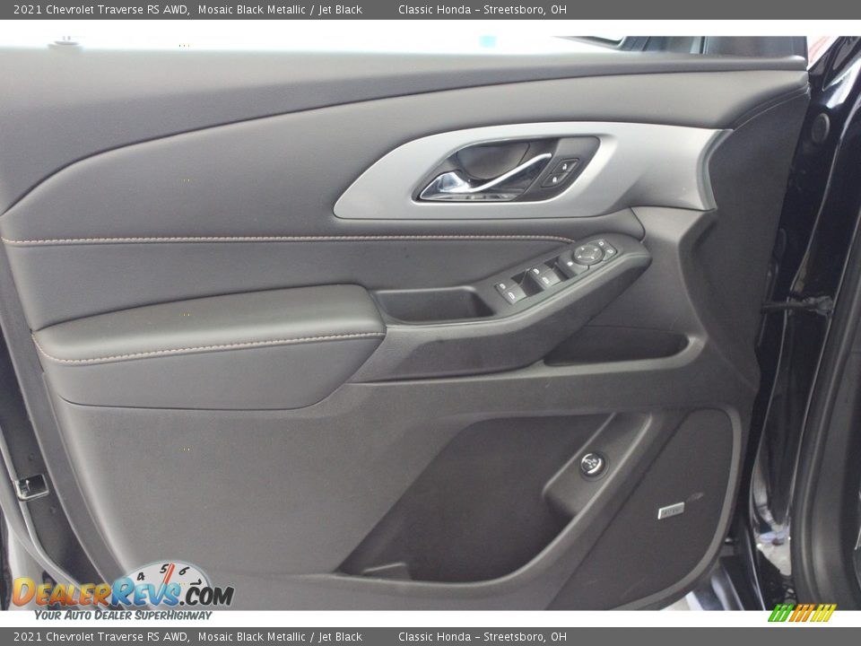 2021 Chevrolet Traverse RS AWD Mosaic Black Metallic / Jet Black Photo #17