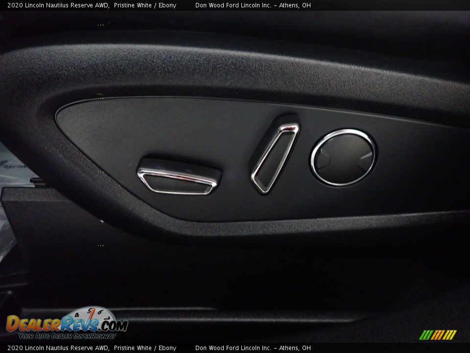 2020 Lincoln Nautilus Reserve AWD Pristine White / Ebony Photo #25