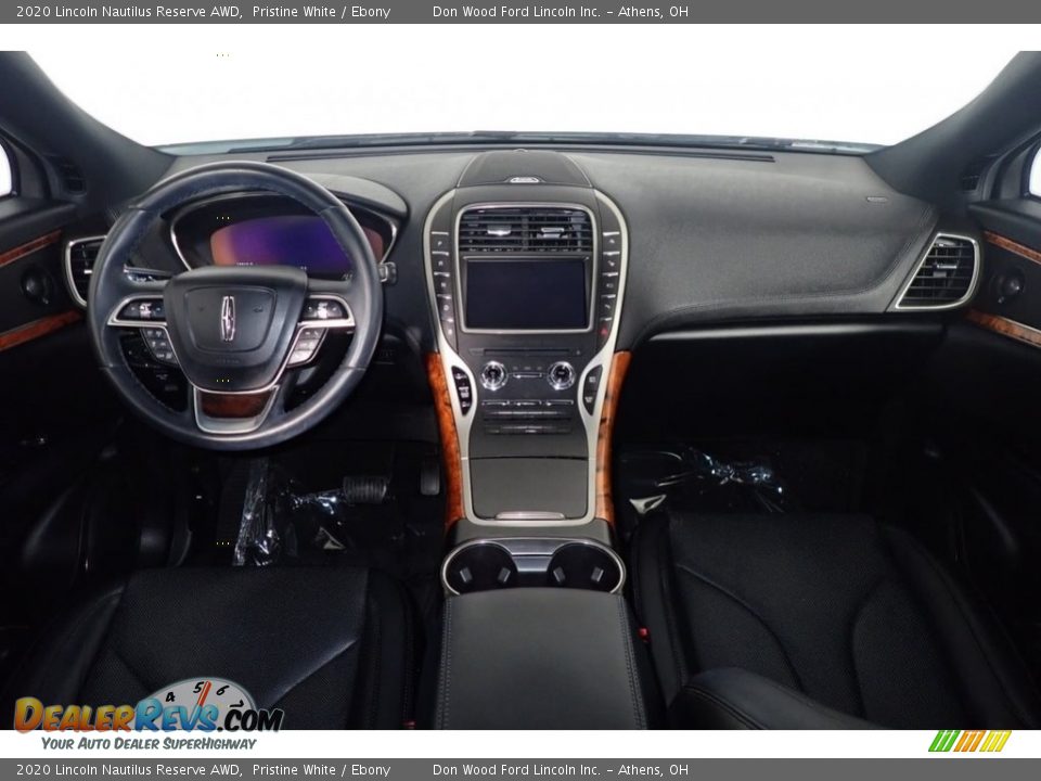 2020 Lincoln Nautilus Reserve AWD Pristine White / Ebony Photo #26