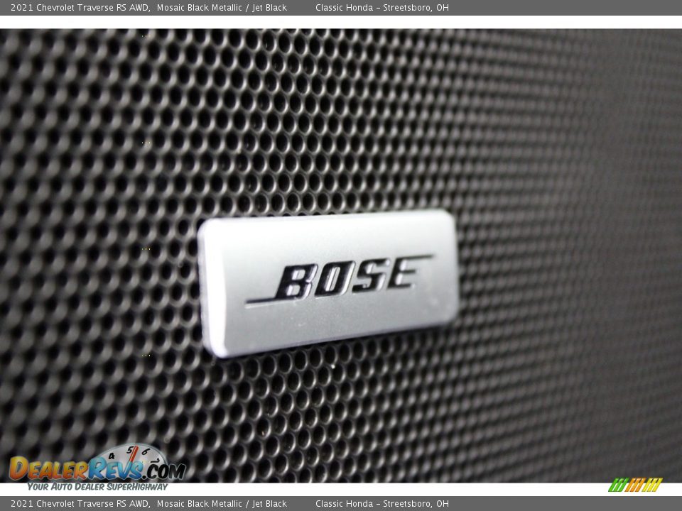2021 Chevrolet Traverse RS AWD Mosaic Black Metallic / Jet Black Photo #19