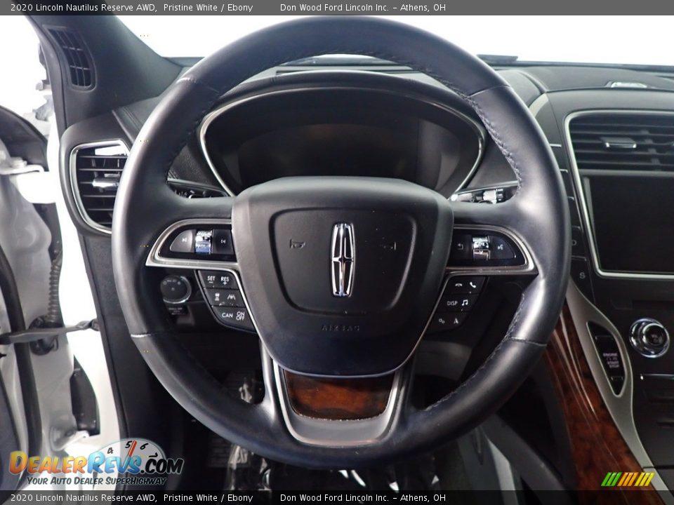 2020 Lincoln Nautilus Reserve AWD Pristine White / Ebony Photo #29
