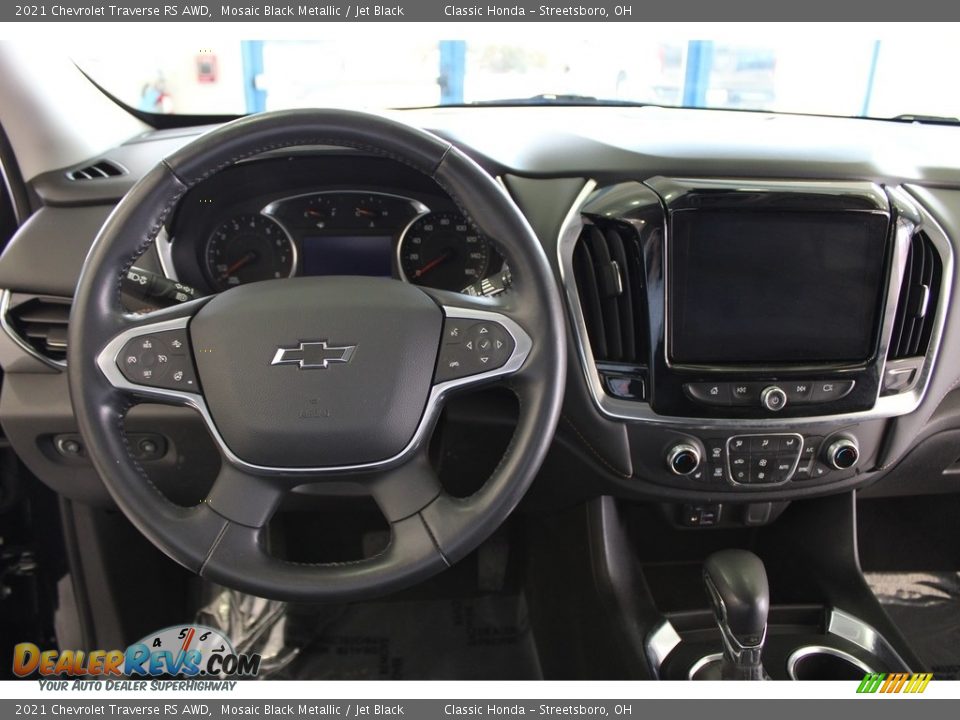 2021 Chevrolet Traverse RS AWD Mosaic Black Metallic / Jet Black Photo #21