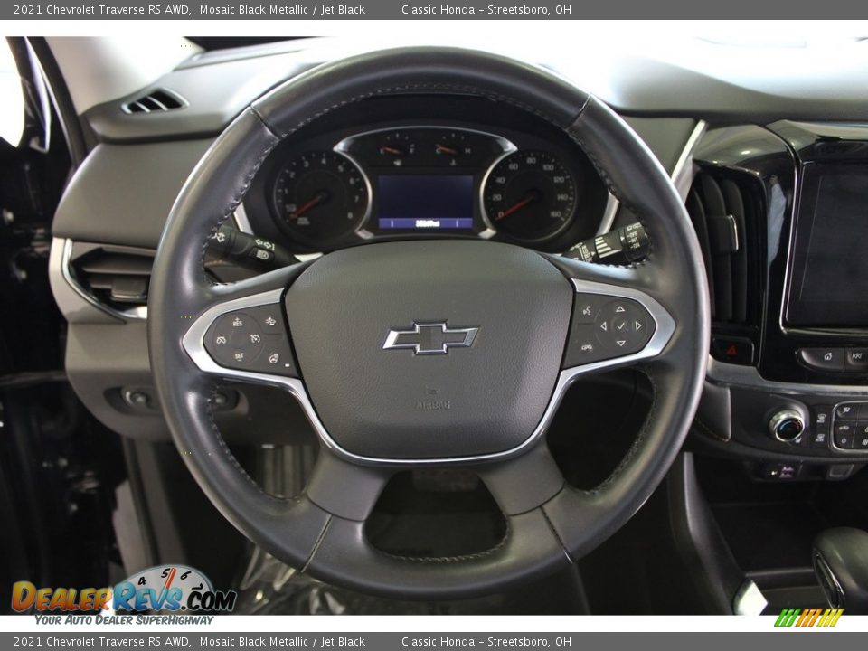 2021 Chevrolet Traverse RS AWD Mosaic Black Metallic / Jet Black Photo #22