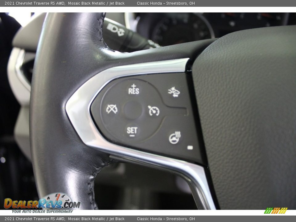 2021 Chevrolet Traverse RS AWD Mosaic Black Metallic / Jet Black Photo #23