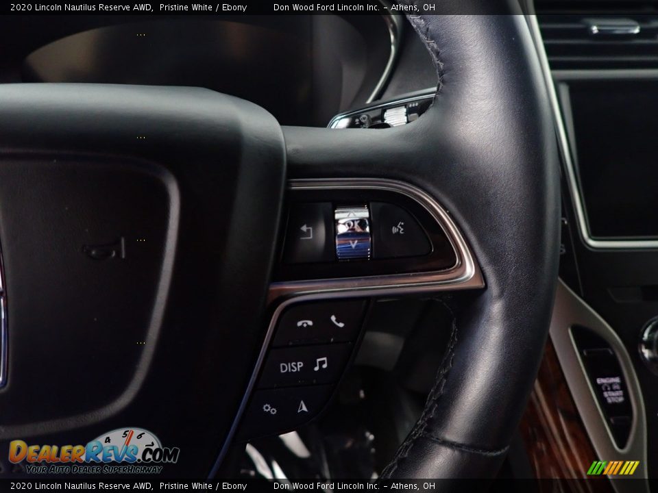 2020 Lincoln Nautilus Reserve AWD Pristine White / Ebony Photo #32