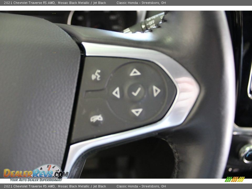 2021 Chevrolet Traverse RS AWD Mosaic Black Metallic / Jet Black Photo #24