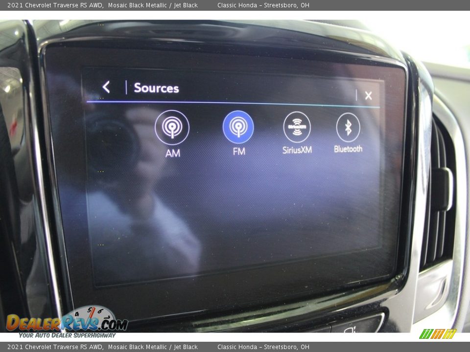2021 Chevrolet Traverse RS AWD Mosaic Black Metallic / Jet Black Photo #28