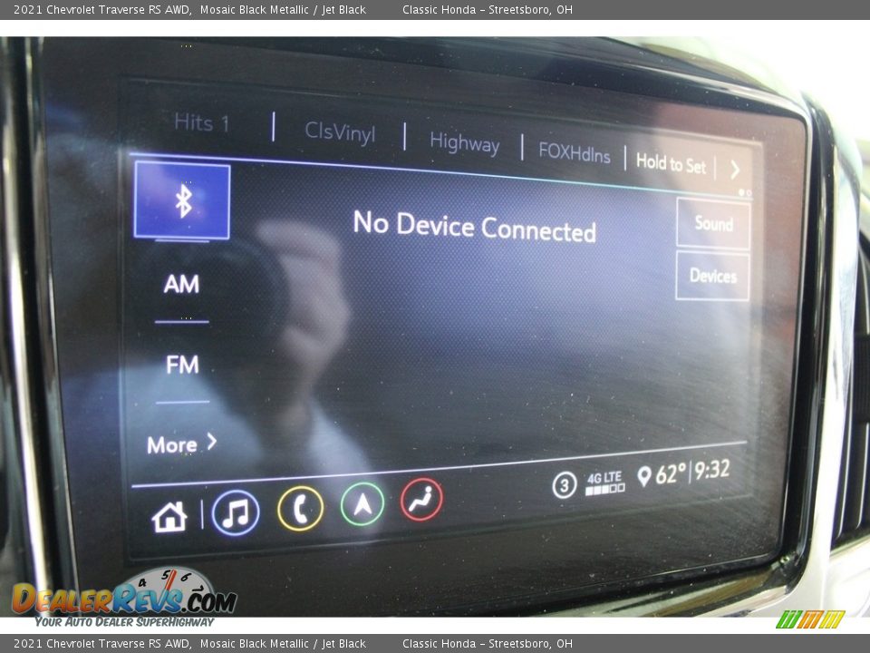 2021 Chevrolet Traverse RS AWD Mosaic Black Metallic / Jet Black Photo #29