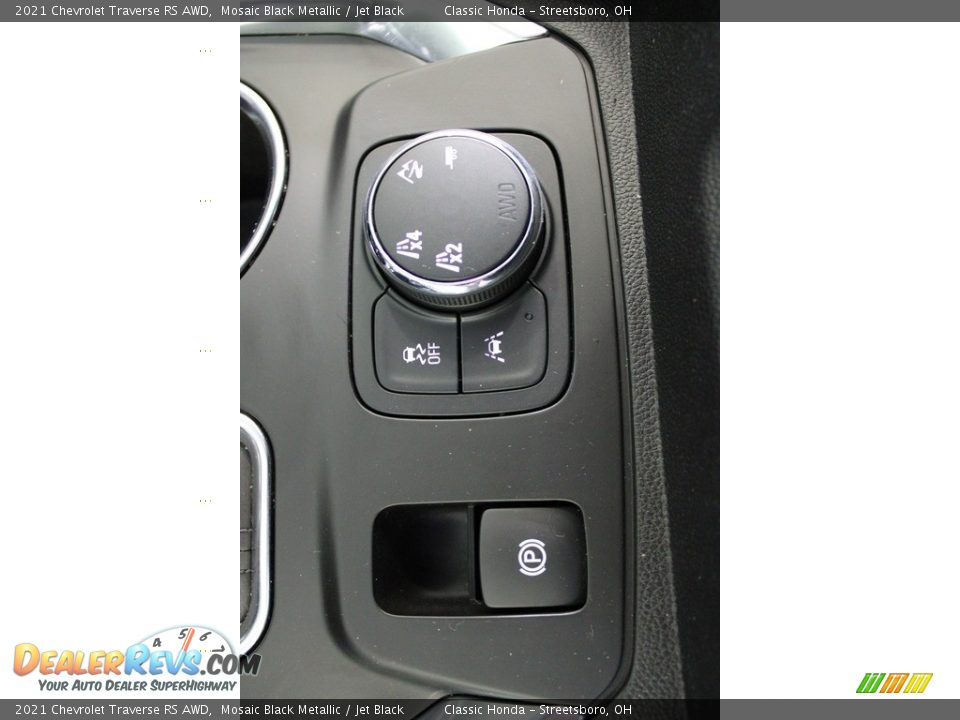 2021 Chevrolet Traverse RS AWD Mosaic Black Metallic / Jet Black Photo #33