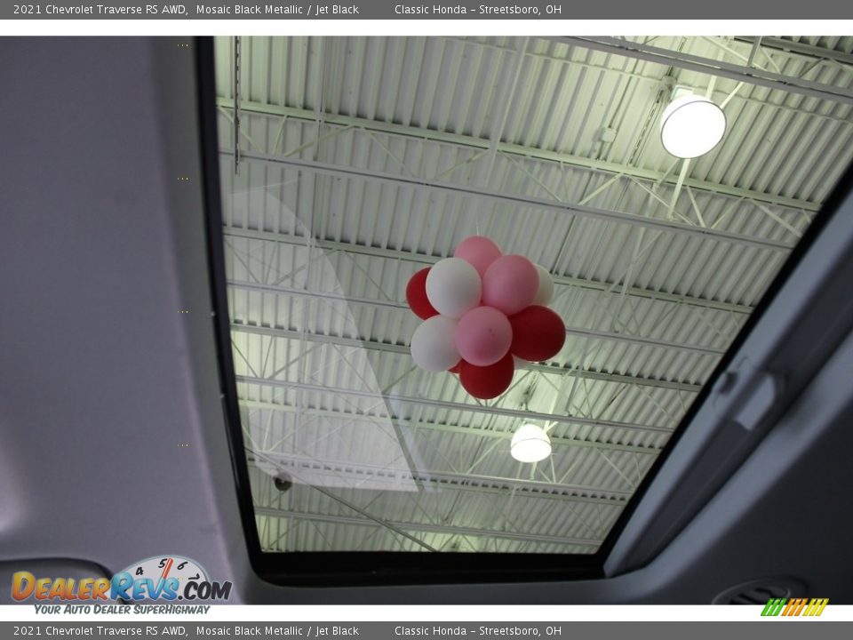 2021 Chevrolet Traverse RS AWD Mosaic Black Metallic / Jet Black Photo #34
