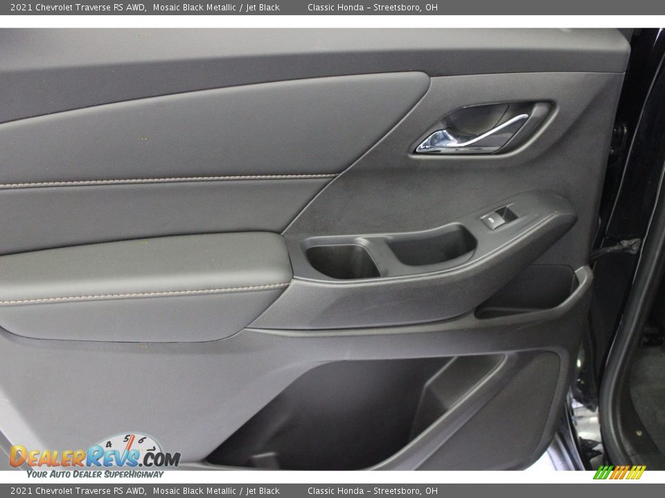 2021 Chevrolet Traverse RS AWD Mosaic Black Metallic / Jet Black Photo #35
