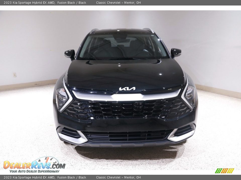 2023 Kia Sportage Hybrid EX AWD Fusion Black / Black Photo #2