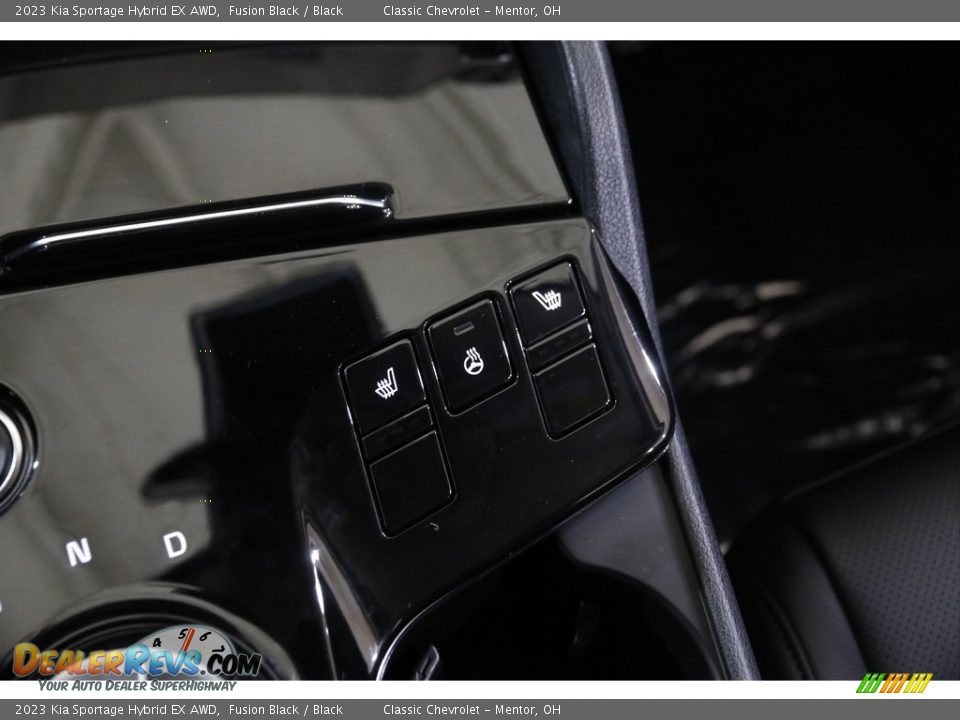 2023 Kia Sportage Hybrid EX AWD Fusion Black / Black Photo #18
