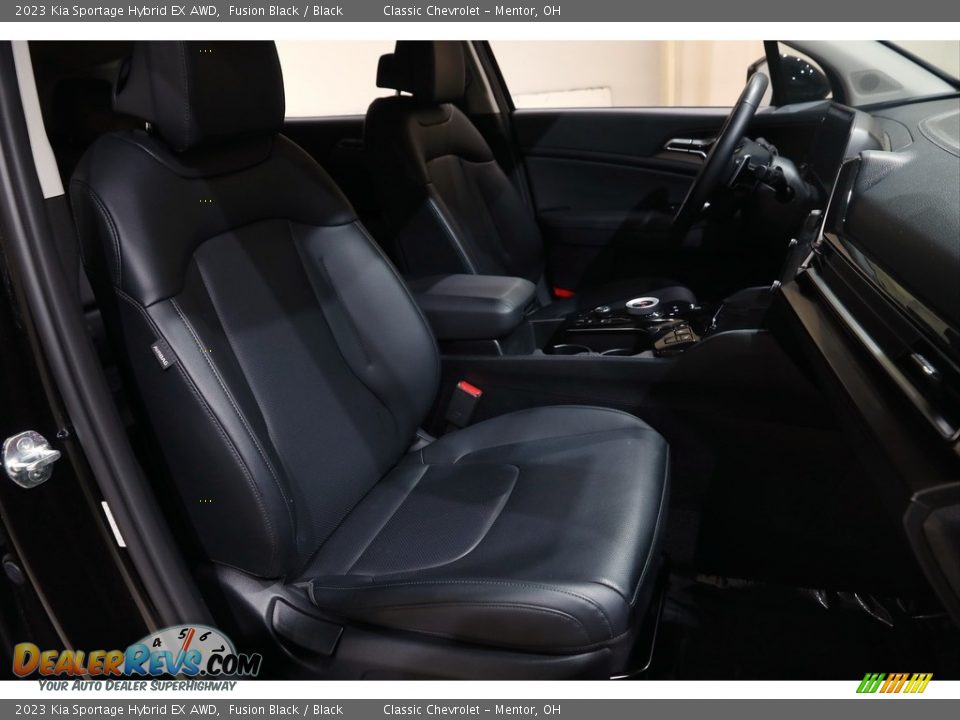 2023 Kia Sportage Hybrid EX AWD Fusion Black / Black Photo #20