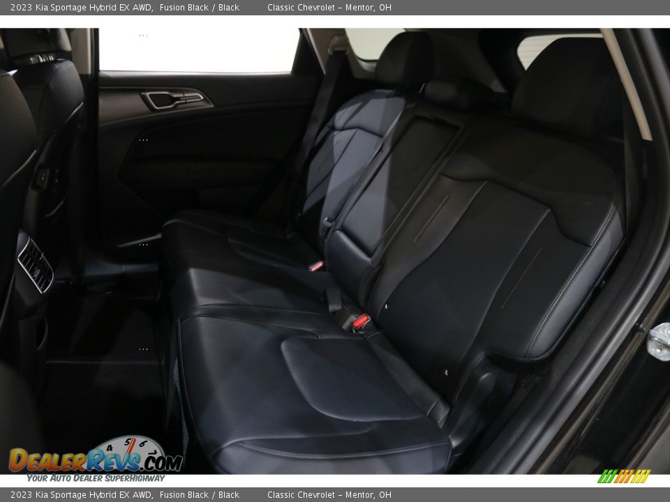 2023 Kia Sportage Hybrid EX AWD Fusion Black / Black Photo #22
