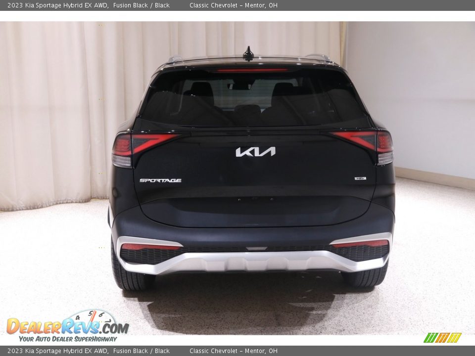 2023 Kia Sportage Hybrid EX AWD Fusion Black / Black Photo #23