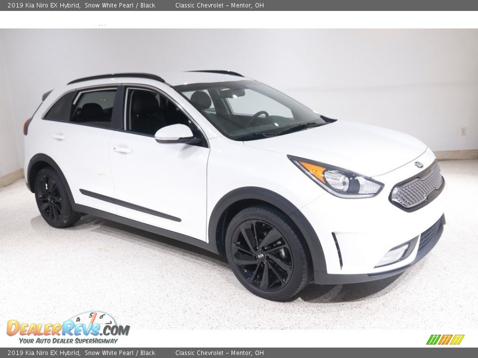 2019 Kia Niro EX Hybrid Snow White Pearl / Black Photo #1