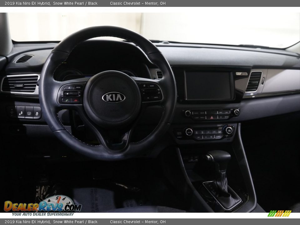 2019 Kia Niro EX Hybrid Snow White Pearl / Black Photo #6