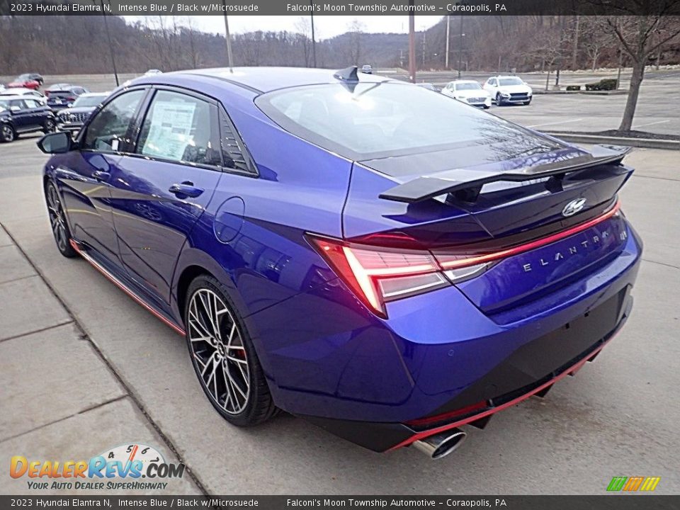 2023 Hyundai Elantra N Intense Blue / Black w/Microsuede Photo #5