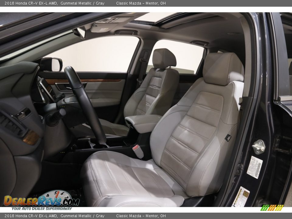 2018 Honda CR-V EX-L AWD Gunmetal Metallic / Gray Photo #5