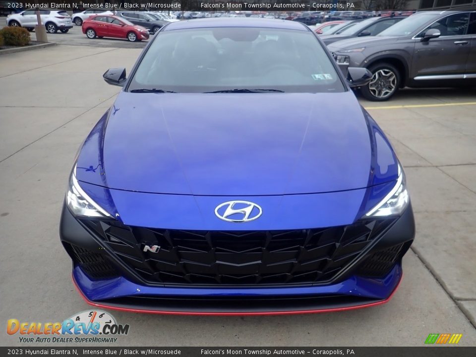 2023 Hyundai Elantra N Intense Blue / Black w/Microsuede Photo #8