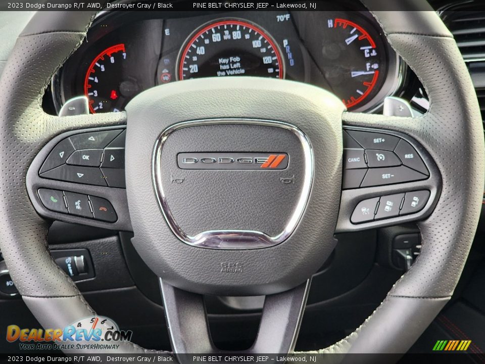 2023 Dodge Durango R/T AWD Steering Wheel Photo #12