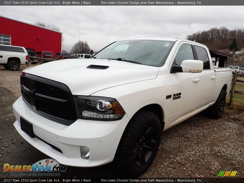 Bright White 2017 Ram 1500 Sport Crew Cab 4x4 Photo #1