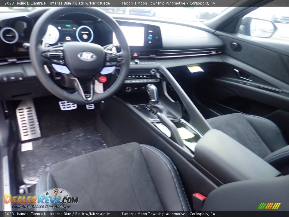 Black w/Microsuede Interior - 2023 Hyundai Elantra N  Photo #13