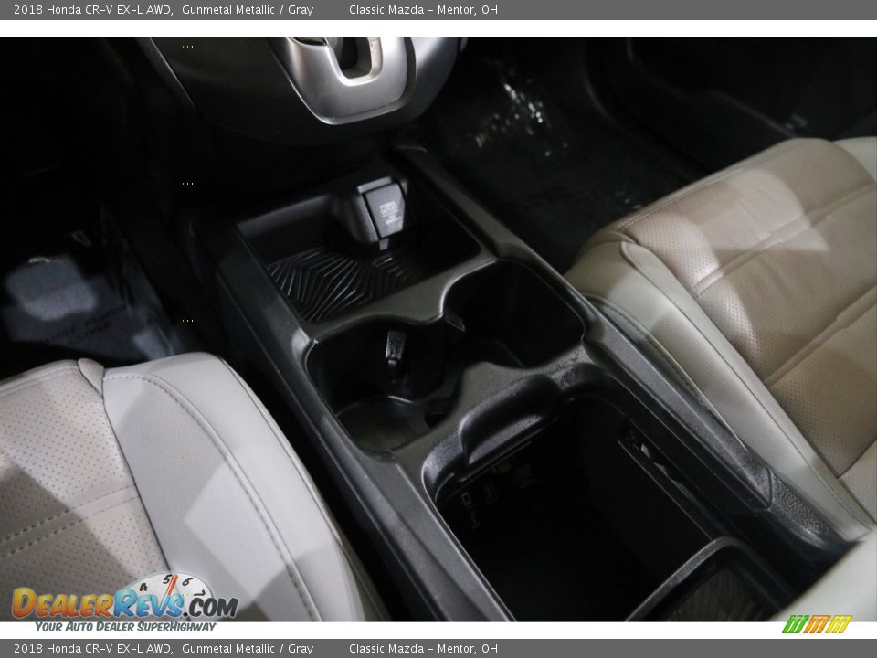 2018 Honda CR-V EX-L AWD Gunmetal Metallic / Gray Photo #16