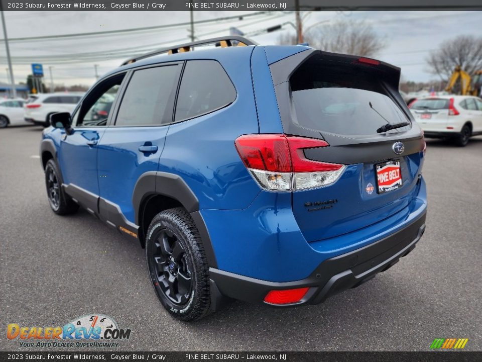 2023 Subaru Forester Wilderness Geyser Blue / Gray Photo #4