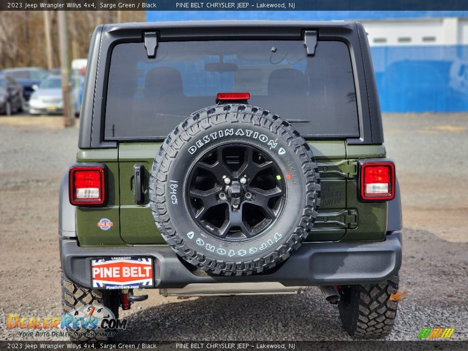 2023 Jeep Wrangler Willys 4x4 Sarge Green / Black Photo #6