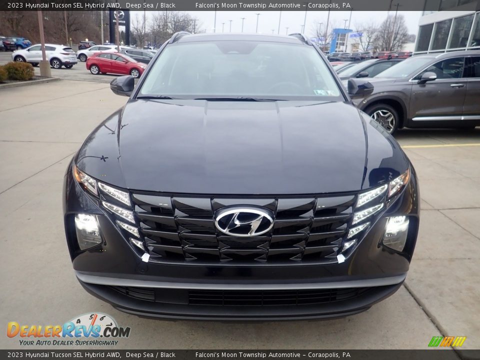 2023 Hyundai Tucson SEL Hybrid AWD Deep Sea / Black Photo #8