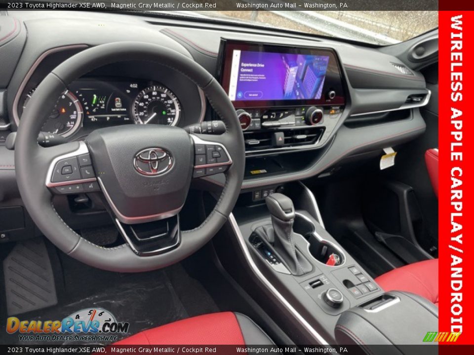2023 Toyota Highlander XSE AWD Magnetic Gray Metallic / Cockpit Red Photo #3
