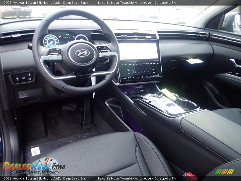 Black Interior - 2023 Hyundai Tucson SEL Hybrid AWD Photo #13
