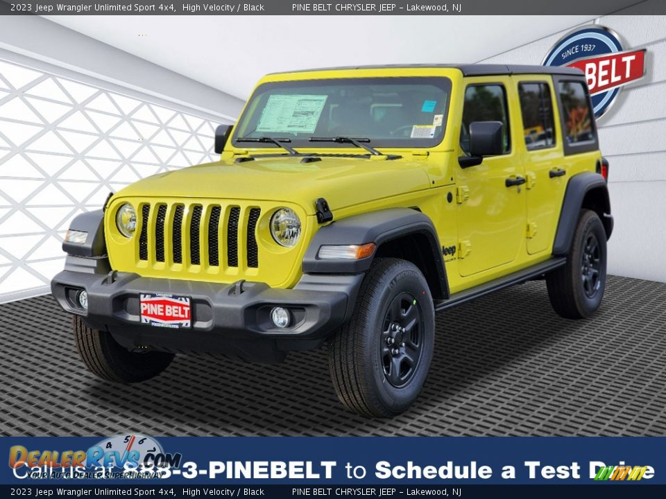 2023 Jeep Wrangler Unlimited Sport 4x4 High Velocity / Black Photo #1