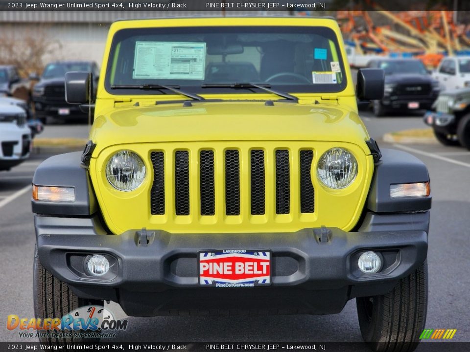 2023 Jeep Wrangler Unlimited Sport 4x4 High Velocity / Black Photo #2