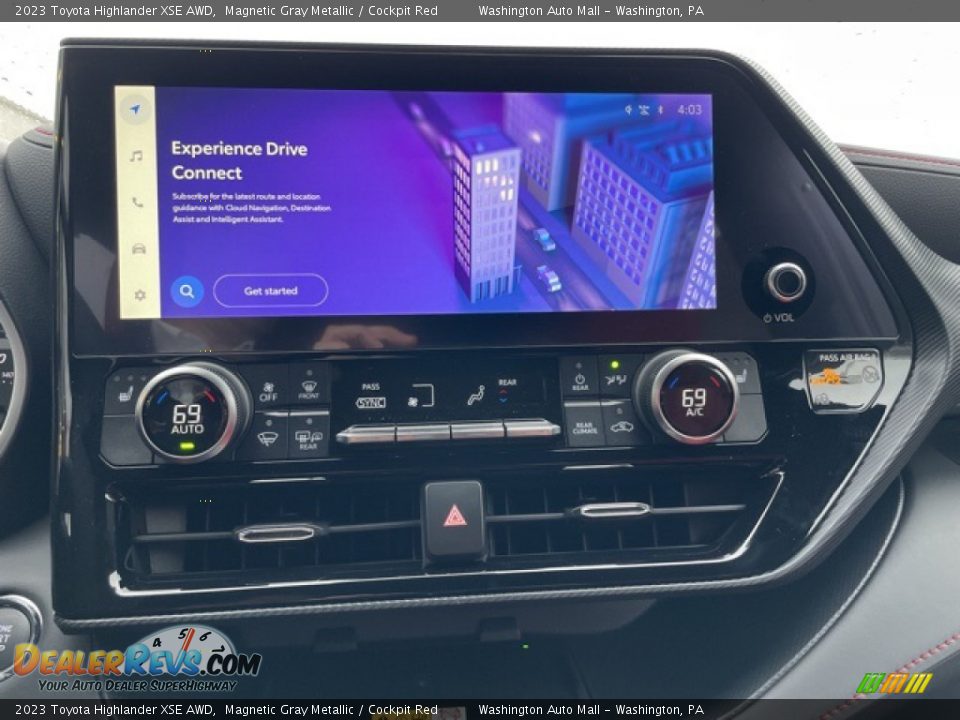 2023 Toyota Highlander XSE AWD Magnetic Gray Metallic / Cockpit Red Photo #11