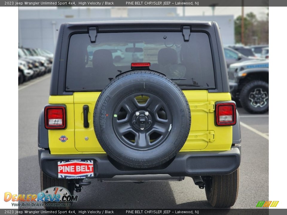 2023 Jeep Wrangler Unlimited Sport 4x4 High Velocity / Black Photo #6