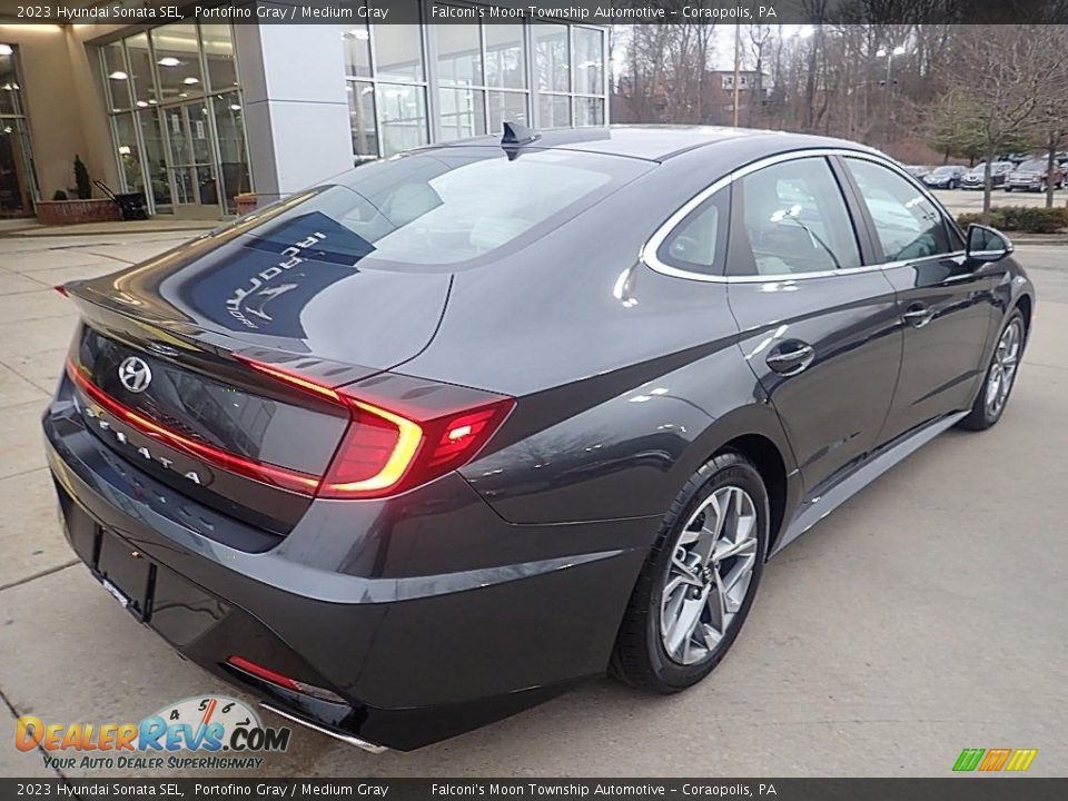 2023 Hyundai Sonata SEL Portofino Gray / Medium Gray Photo #2