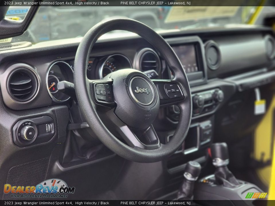 2023 Jeep Wrangler Unlimited Sport 4x4 High Velocity / Black Photo #9