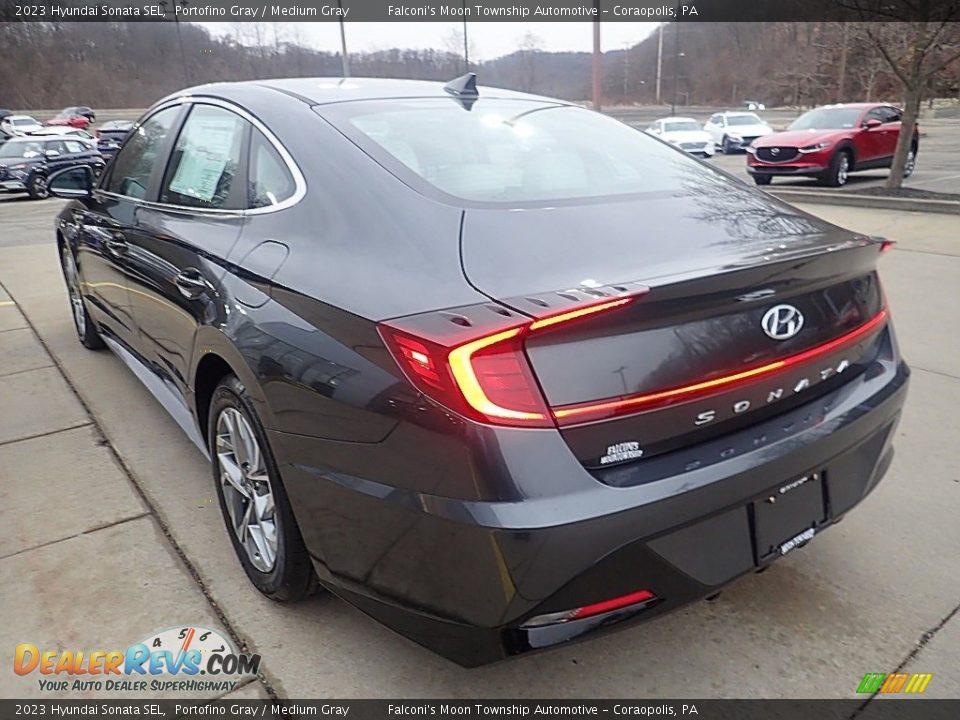 2023 Hyundai Sonata SEL Portofino Gray / Medium Gray Photo #4