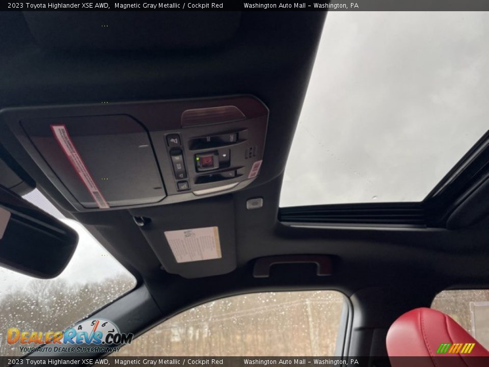 2023 Toyota Highlander XSE AWD Magnetic Gray Metallic / Cockpit Red Photo #18