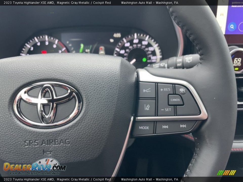 2023 Toyota Highlander XSE AWD Steering Wheel Photo #20