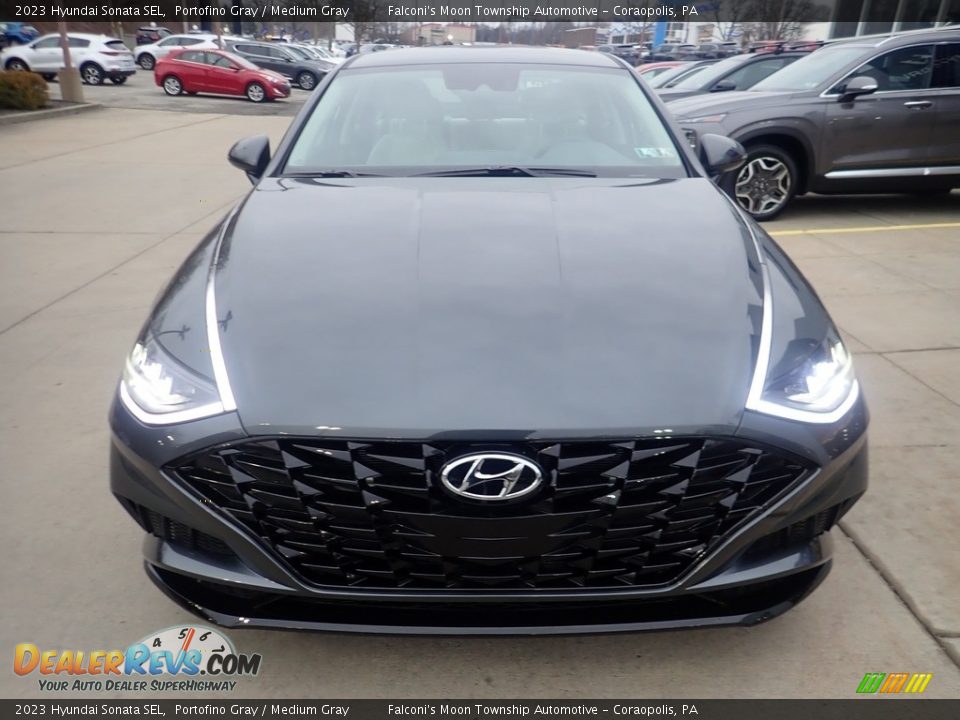 2023 Hyundai Sonata SEL Portofino Gray / Medium Gray Photo #7