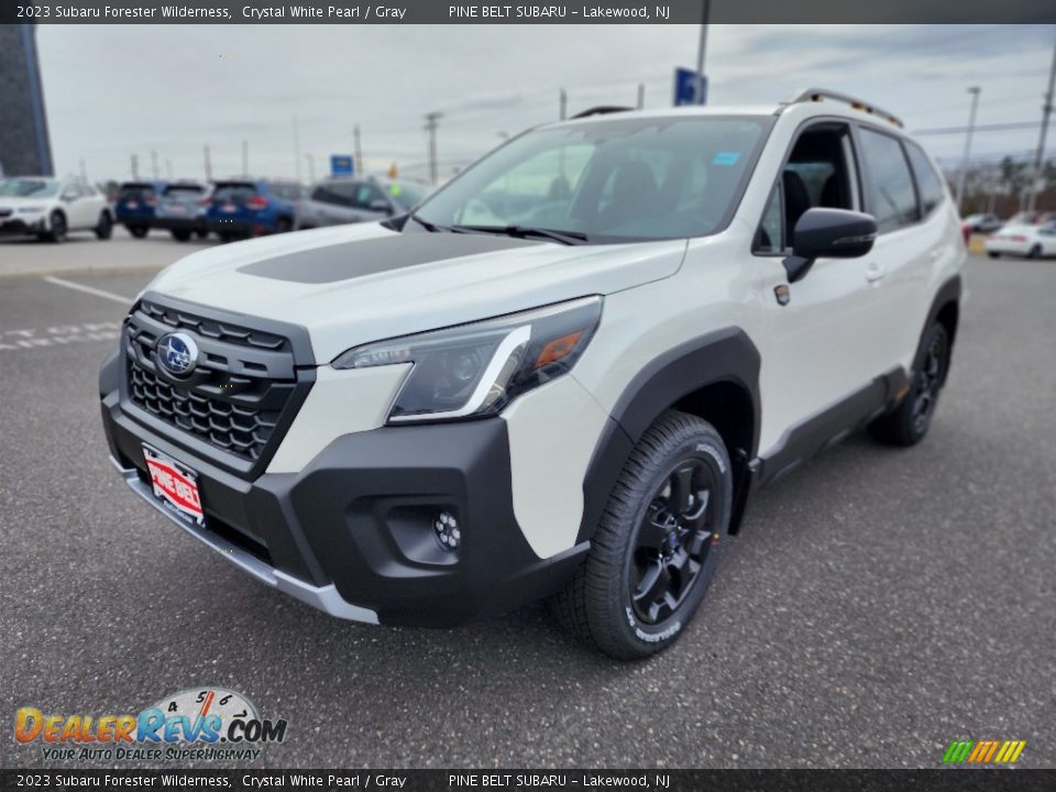 2023 Subaru Forester Wilderness Crystal White Pearl / Gray Photo #1
