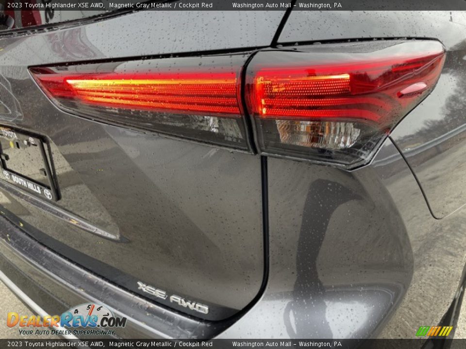 2023 Toyota Highlander XSE AWD Magnetic Gray Metallic / Cockpit Red Photo #23
