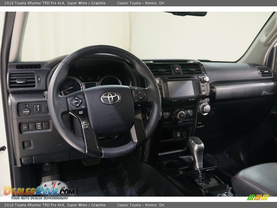 2019 Toyota 4Runner TRD Pro 4x4 Super White / Graphite Photo #6