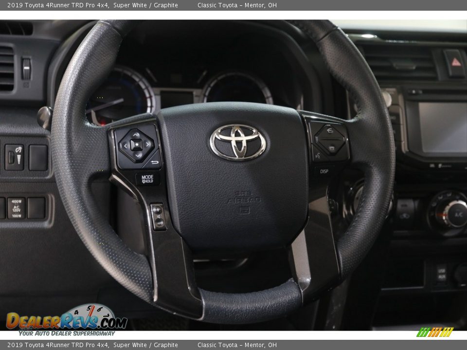 2019 Toyota 4Runner TRD Pro 4x4 Super White / Graphite Photo #7