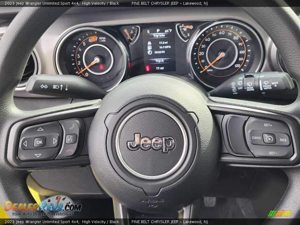 2023 Jeep Wrangler Unlimited Sport 4x4 High Velocity / Black Photo #15